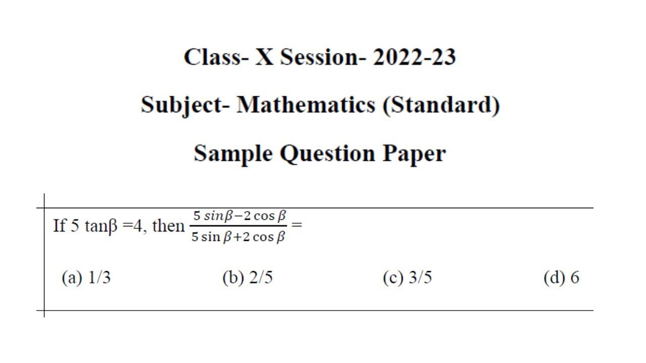 If 5 tanβ =4, then (5 𝑠𝑖𝑛𝛽−2cos𝛽)/(5sin𝛽+2cos𝛽) = смотреть онлайн