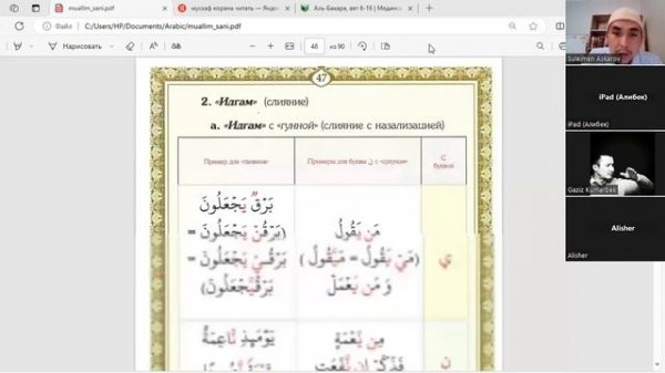 Правила таджвида. Урок 4