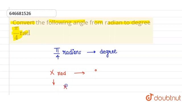 Convert the following angle from radian to degree (pi)/(4)rad | 12 | RACE | PHYSICS | ALLEN | Do... смотреть онлайн