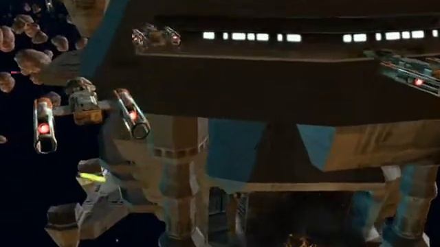 Star Wars Empire at War Rebel Attack (space game footage) смотреть онлайн