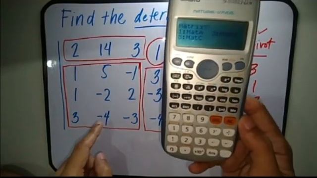 4 × 4 Matrix Fastest Solving (Calculator Technique) смотреть онлайн