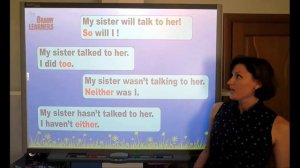 Видеоуроки Английского языка Краткие формы ответа со словами So too either neither