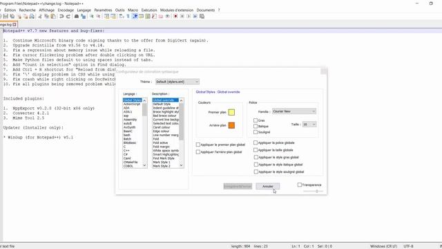 Notepad++ Comment installer un thème Dark смотреть онлайн