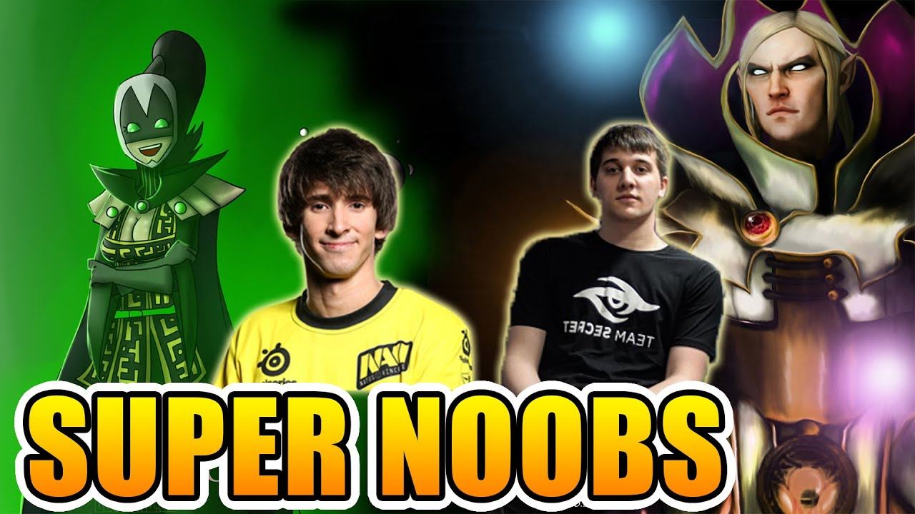 Arteezy & Dendi Dota 2 [Invoker & Rubick] SUPER NOOBS смотреть онлайн