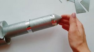 Ракета из туалетных втулок