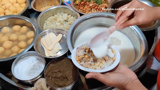 Chaat Heaven of India | Delhi's Popular Bhalla Papdi Chaat | Indian Street Food смотреть онлайн