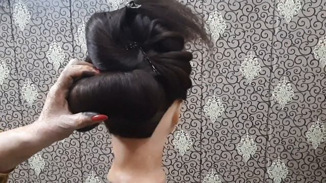 Beautiful Party&wedding Hairstyle Banana Shikhay Bhut Hi Assan Tarikay say |Renu Rana | смотреть онлайн