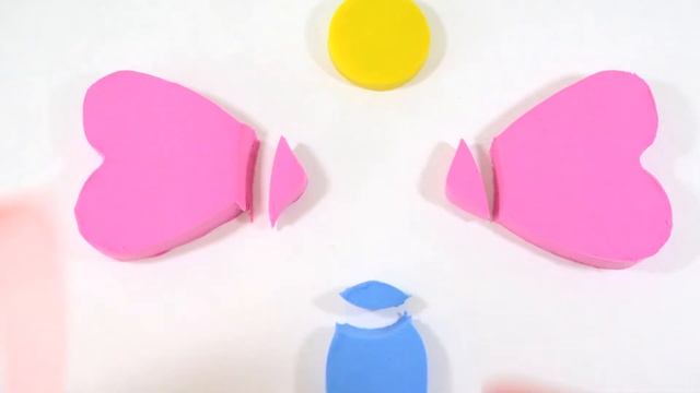 Learn Colors Kinetic Sand How To Make Funny Butterfly Play Doh Nursery Rhyme DIY Crafts For Kids смотреть онлайн