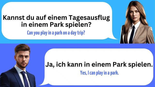 Deutsch Und Englisch Lernen Durch Dialog / Thema: Tagesausflüge / 50 Fragen Und Antworten.