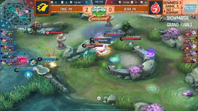 Aura PH VS Onic PH ( Game 3 ) Juicy Legends Tournament 2021 Q2 Showmatch Semifinals смотреть онлайн