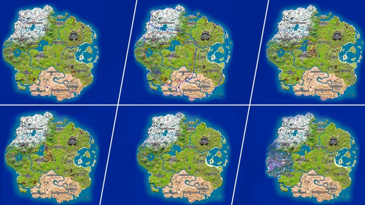 The ENTIRE Evolution Of Fortnite Chapter 3 (Season 2) || Fortnite Map Concept смотреть онлайн