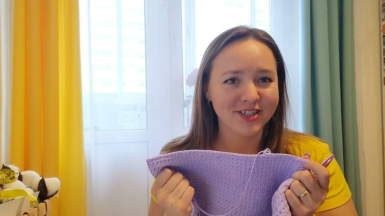 Влог под вязание. Вяжу свитер. Про цели и их реализацию смотреть онлайн