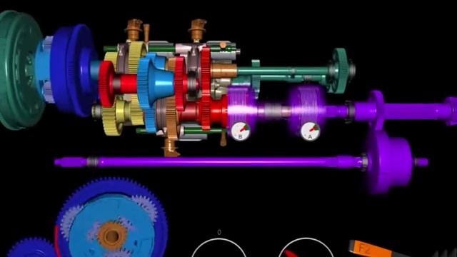 Puma CVX - Transmission Cut Away Animation смотреть онлайн