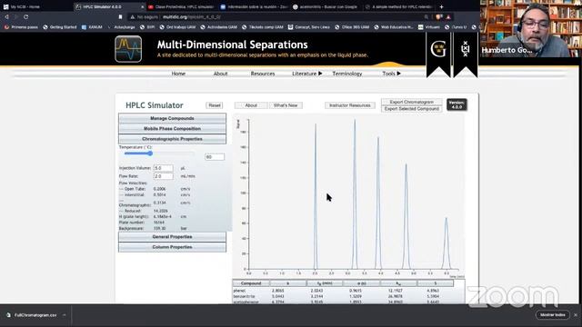 Clase Proteómica. HPLC simulator смотреть онлайн