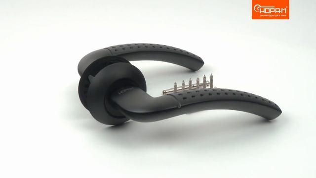 Ручка дверная 96 А AL Цвет Черный смотреть онлайн