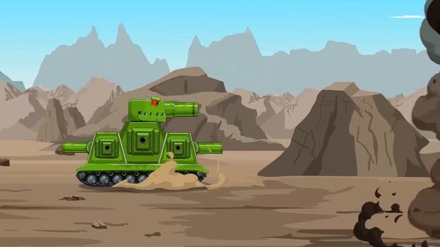 Evolution of Hybrids KV44 Vs Karl44 Vs Leviathan | Cartoons about tanks смотреть онлайн