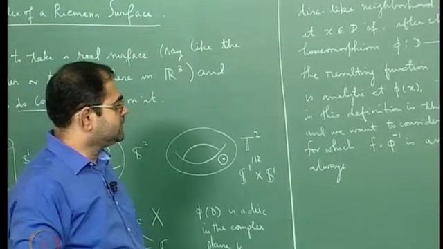 Mod-05 Lec-13 Doing Complex Analysis on a Real Surface: The Idea of a Riemann Surface смотреть онлайн