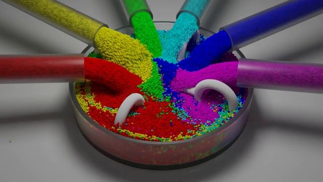 Смешиватель частиц | Mixing Color Balls | Molecular script | Molecular + | Blender смотреть онлайн