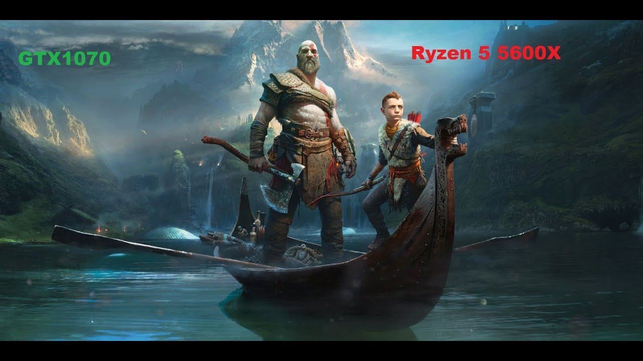 God of War на ПК GTX1070 и Ryzen 5 5600X смотреть онлайн