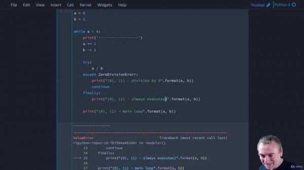 008 Break, Continue and the Try Statement