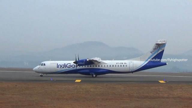 IndiGo | ATR72 600 | TAXI & TAKEOFF From Calicut Int'l Airport смотреть онлайн