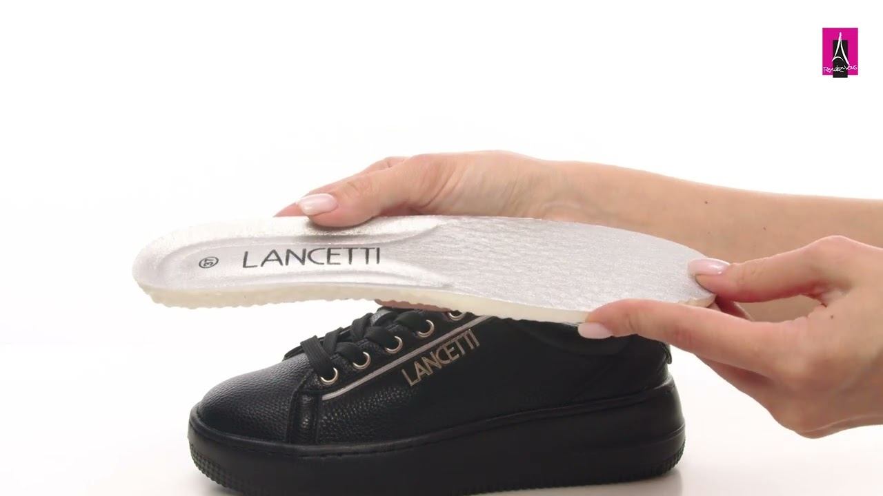3226487 Видеообзор I Женские кеды LANCETTI смотреть онлайн