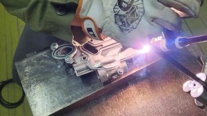 Сварка теплообменника GM