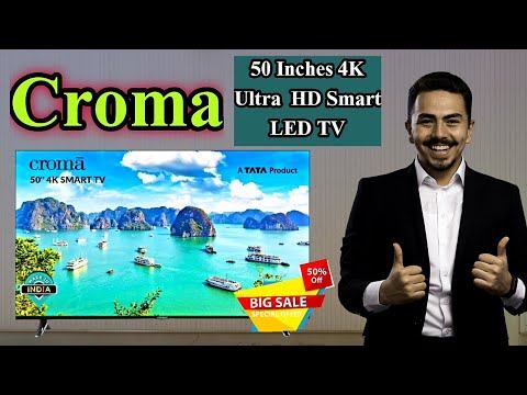 Croma 50 Inches 4K Ultra HD Smart LED TV 50% Discount offer смотреть онлайн
