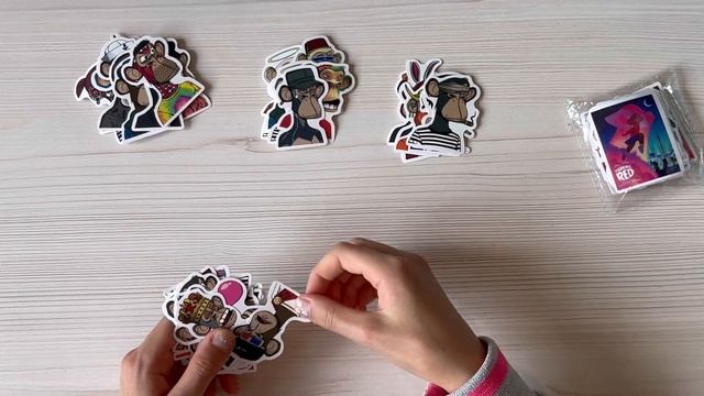 Распаковка наклеек с Алиэкспресс