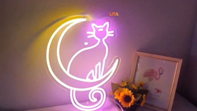 Luna Neon Sign | Affordable Neon Sign For Your Home Displays | Buy Yours Today! смотреть онлайн