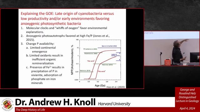 Helz Lecture - Andrew H. Knoll from Harvard University - 4/4/24 смотреть онлайн