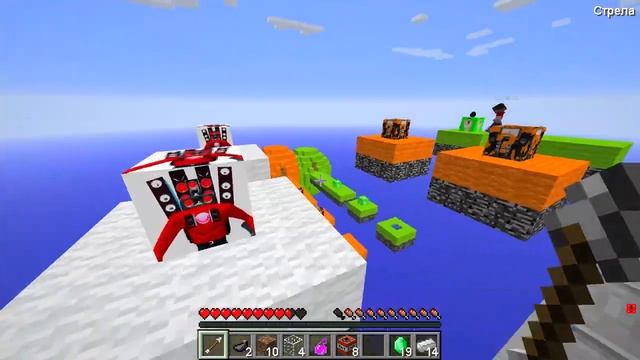 ЛАКИ БЛОК ГОНКА В МАЙНКРАФТ! СПИКЕР МЕН ТИТАН СКИБИДИ ТУАЛЕТ ТВ МЕН ТИТАН MINECRAFT 100% ТРОЛЛИНГ смотреть онлайн