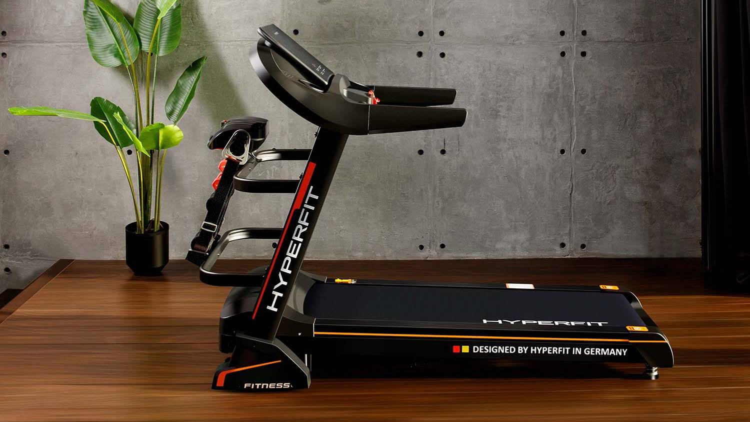 Электрическая беговая дорожка Hyperfit RunHealth PRO 34 LS смотреть онлайн