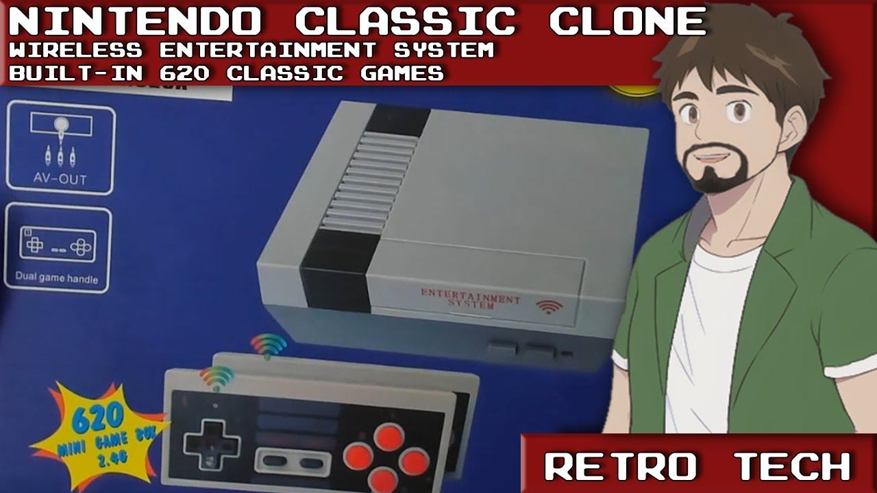 Wireless Entertainment System 620A Built In Classic Games (NES Classic Clone) - Retro Game Tech смотреть онлайн