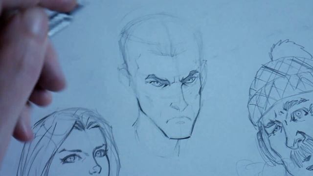 Drawing a Stylized Face - Step by Step смотреть онлайн