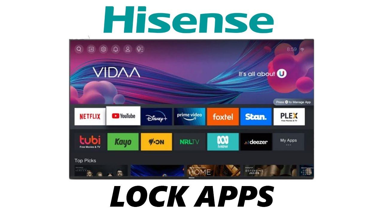 Hisense VIDAA Smart TV: How To Lock Apps