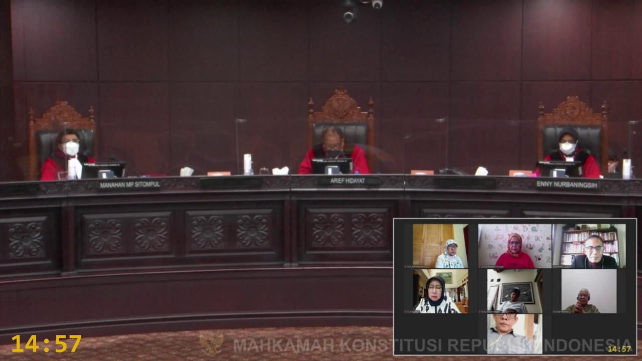 Sidang Perkara Nomor 13/PUU-XX/2022. Senin, 07 Maret 2022. смотреть онлайн