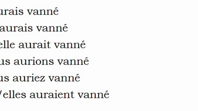 Изучение французского языка = Спряжение глаголов = Vanner смотреть онлайн