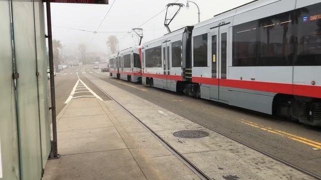 Siemens testing on Ocean Avenue- for KT line service on Saturday, May 15 startup of Muni metro смотреть онлайн
