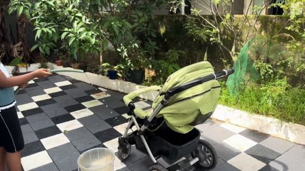 Жизнь в Индии 🇮🇳. Наши планы в субботу: помыть коляску,погулять вечером в парке!