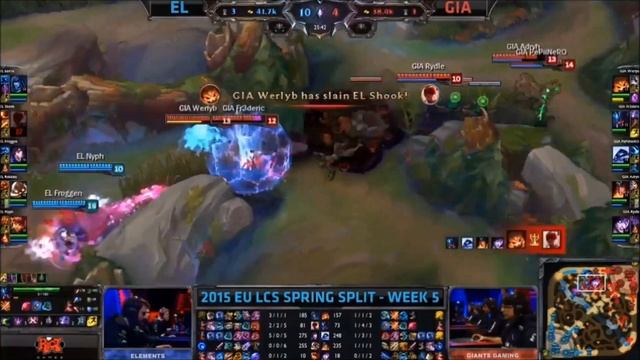 GEC.tv [ ITA ] - Highlights - ELEMENTS vs GIANTS - LCS EU SPRING SPLIT - WEEK 5 DAY 1 смотреть онлайн