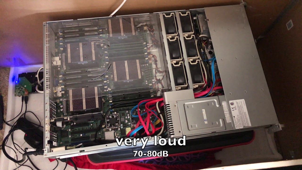 supermicro H8QGI server fan replacement for noise reduction смотреть онлайн