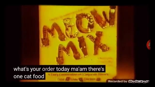 Meow Mix Purina 1974