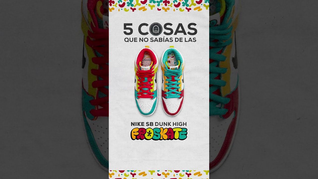 5 cosas que no sabias de las Nike SB Dunk High x Froskate. смотреть онлайн