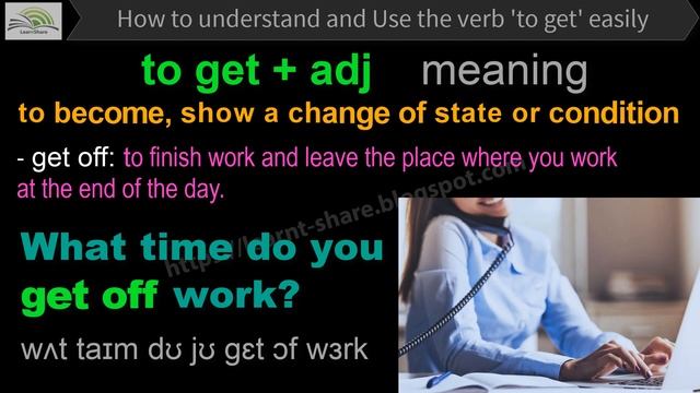 How to Understand and Use verb "TO GET" easily - Part 4: TO GET + Adj | Improve English Vocabulary смотреть онлайн