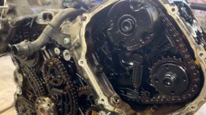 Замена  цепей  на 2.4 BDW Audi A6 C6