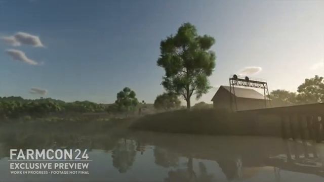 Игровой процесс FS25 - Производства | Лодки и водные пути на карте США | Farming Simulator25#fs25 смотреть онлайн