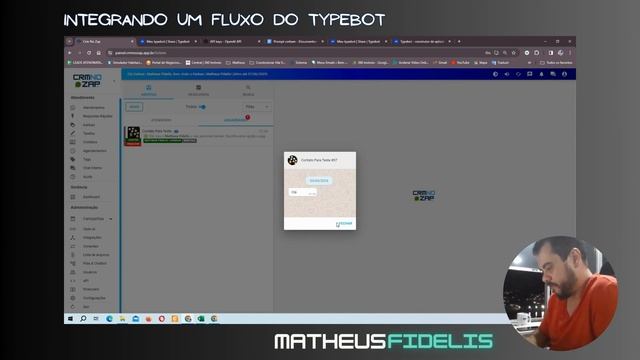 Automatizando uma conversa com Typebot, Open Aí (chat gpt) e o nosso CRM NO ZAP. смотреть онлайн