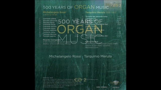 세계 명작클래식 500 Years of Organ Music-CD02 смотреть онлайн