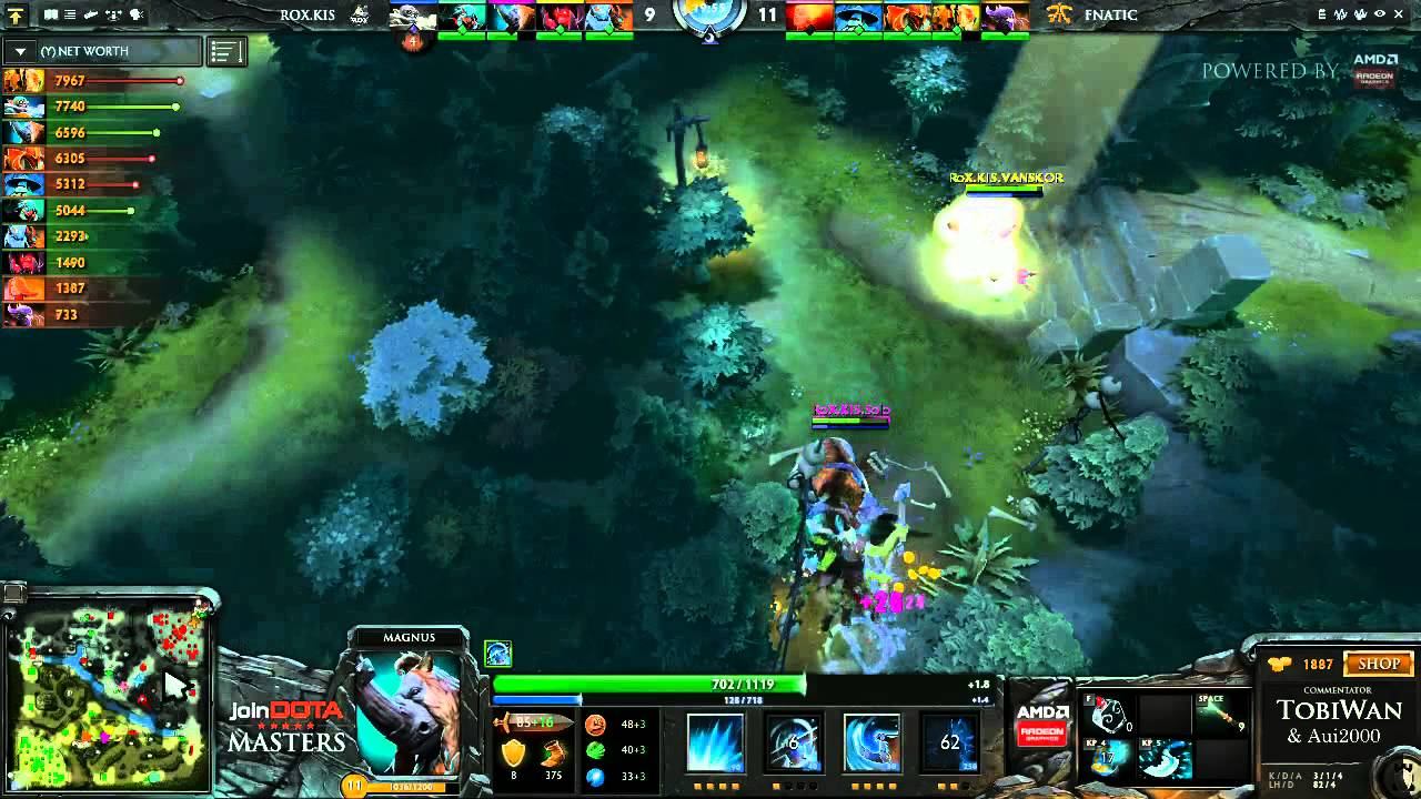 Fnatic EU vs RoX KIS - joinDOTA DOTA 2 Masters - TobiWan смотреть онлайн